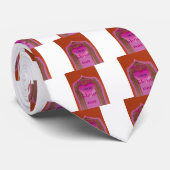 Cravate Je t'aime Joyeux Coeur de Noël (Roulé)