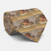 Cravate Jean Dessin de Pierre Renoir, Art Vintage (Roulé)