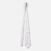 Cravate Jeep Star 2ÈME GUERRE MONDIALE blanche - Segmenté (Dos)