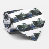 Cravate Jeep verte vintage (Roulé)