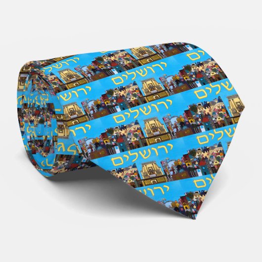 Cravate Jérusalem (Roulé)