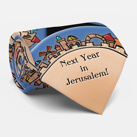 Cravate Jerusalem At Last (Roulé)
