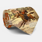 Cravate Jesse James Outlaw Bank Robber Comic Book (Roulé)