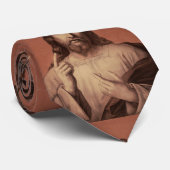Cravate Jésus Christ l'enseignant (Roulé)