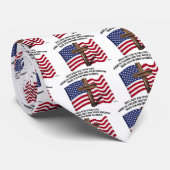 Cravate Jésus et les soldats américains traversèrent les E (Roulé)