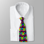 CRAVATE JÉSUS FISH ICHTHYS CHRIST RAINBOW (Attaché)