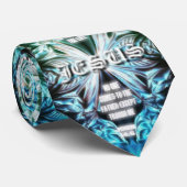 Cravate Jésus John 14 Vers 6 hommes de Dieu (Roulé)