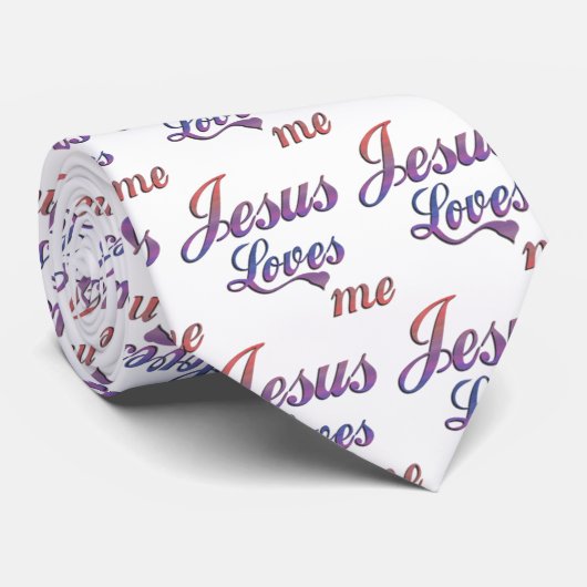 Cravate Jésus m'aime (Roulé)
