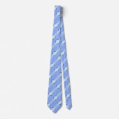Cravate Jesus Pied Imprime Armani Silk Stripe (Devant)
