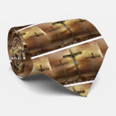 CRAVATE JÉSUS SUR LA CROIX (Roulé)