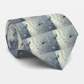 Cravate Jet Fighter Over Seas (Roulé)