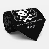 Cravate J'étais un pirate adolescent de logiciel dans 80s (Roulé)