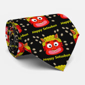 Cravate Jeter des haricots à Demon pour Setsubun (Roulé)