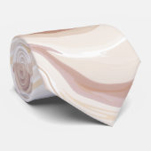 Cravate Jeu acrylique liquide Brown (Roulé)