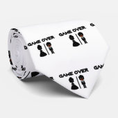 Cravate Jeu au-dessus des garçons d'honneur - marié drôle (Roulé)