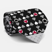 Cravate Jeu de carte de poker (Roulé)