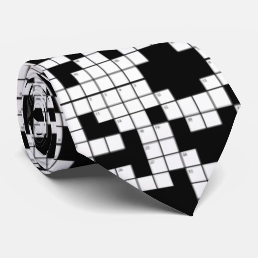 Cravate Jeu de mots croisé (Roulé)