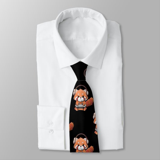 Cravate Jeu de panda (Attaché)