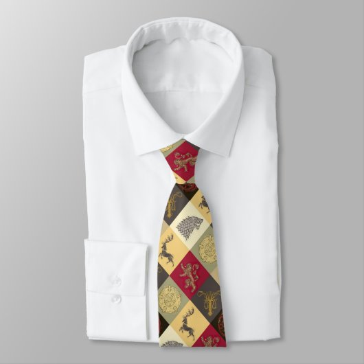 Cravate Jeu de Trones Motif sigil (Attaché)