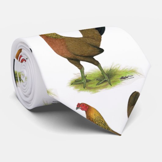 Cravate Jeu Hen : Pea peed (Roulé)