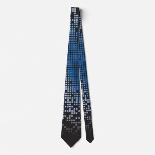 Cravate Jeu vidéo noir bleu Gamer Bar Mitzvah