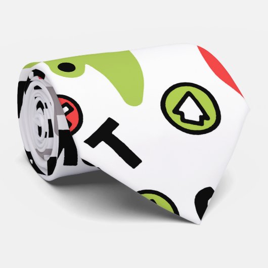 Cravate Jeu vidéo Retro (Roulé)