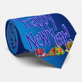 CRAVATE JEUX NOUVEL AN ! (Roulé)