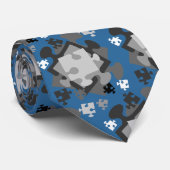 Cravate Jigsaw Jumble (Roulé)