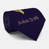 Cravate Jn 3:16 (Roulé)