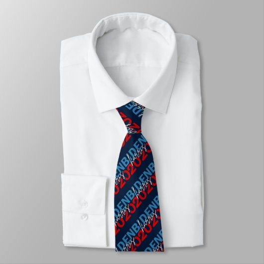 Cravate Joe Biden Kamala Harris 2020 Stripes Pattern (Attaché)