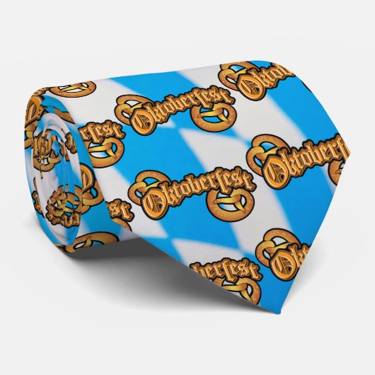 Cravate joerfest bretzels avec texte (Roulé)