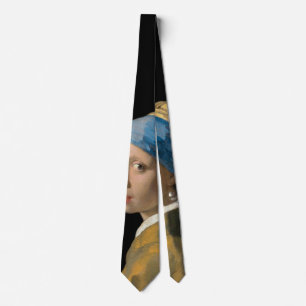 Cravate Johannes Vermeer - Fille avec une oreille perle