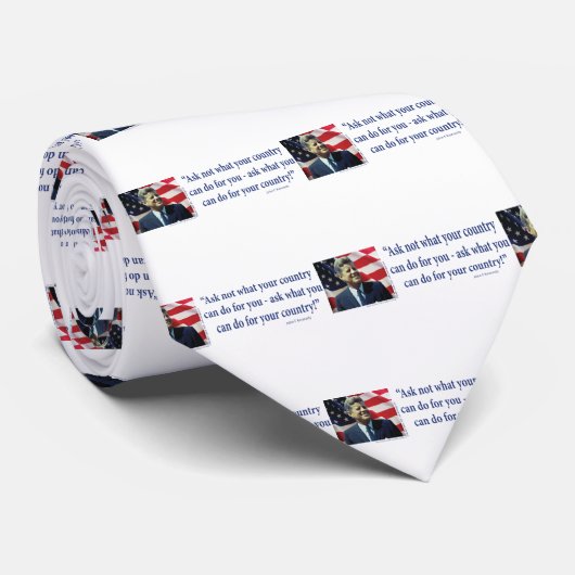 Cravate John F Kennedy (Roulé)