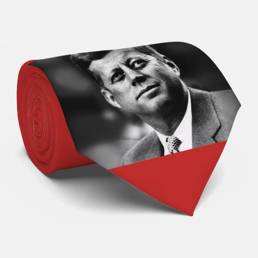 Cravate John F Kennedy President (Roulé)