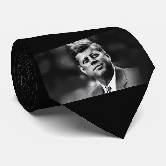 Cravate John F Kennedy Président (Roulé)