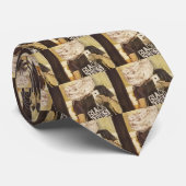 Cravate John Selfie Brown/matière noire des vies (Roulé)