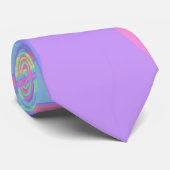 Cravate Joli Art de Marbre Holographique (Roulé)