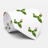 Cravate Joli Cactus Aquarelle (Roulé)