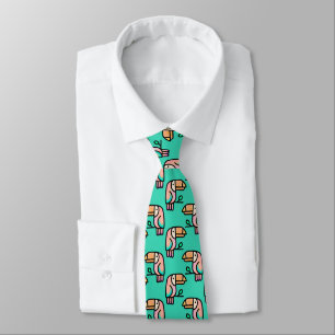 Cravate joli cadeau d'animal de toucan tropical mignon pou
