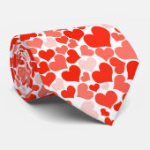 Cravate joli cadeau valentin élégant, Doux pour couple (Roulé)