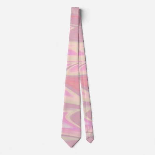 Cravate Joli chic moderne élégant col de marbre rose ti (Devant)
