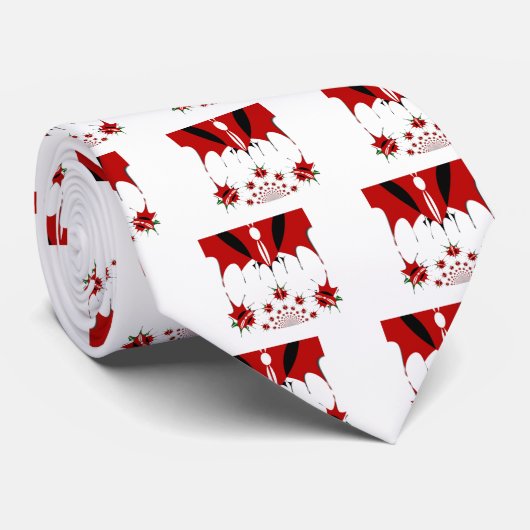 Cravate Joli drapeau du Kenya. (Roulé)