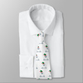 Cravate Joli elfe de Noël Yeti (Attaché)