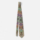 Cravate Joli Jardin Fleur Aquarelle Peinture (Dos)