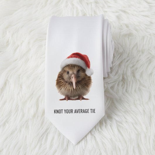 Cravate Joli Kiwi de Noël, coutume