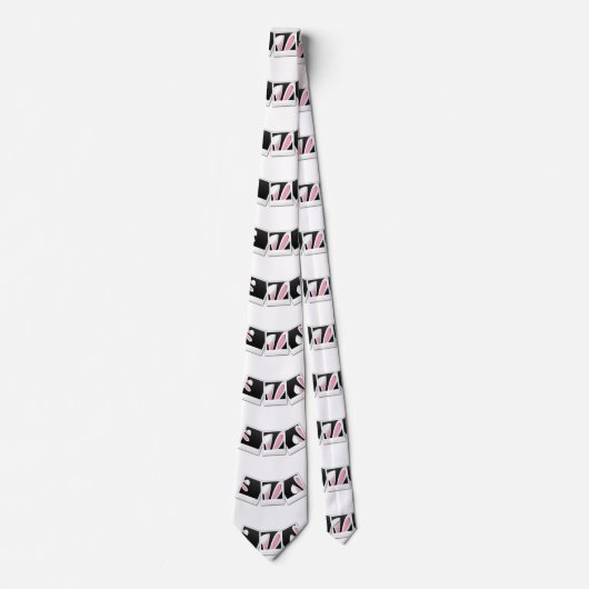 Cravate Joli lapin lapin de Pâques (Devant)