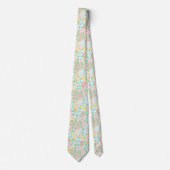 Cravate Joli Motif coloré Pastel Garden Flower (Devant)