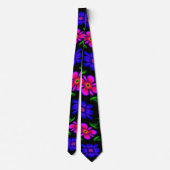 Cravate Joli Motif de fleurs roses (Dos)