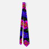 Cravate Joli Motif de fleurs roses (Dos)