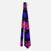 Cravate Joli Motif de fleurs roses (Dos)